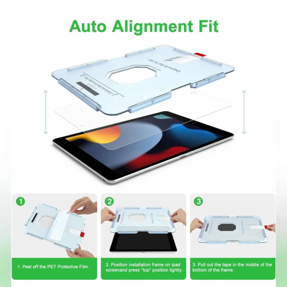 Silkfeel Glass Screen Protector  For iPad 7th/8th/9th Gen (iPad 10.2 Inch) New.
